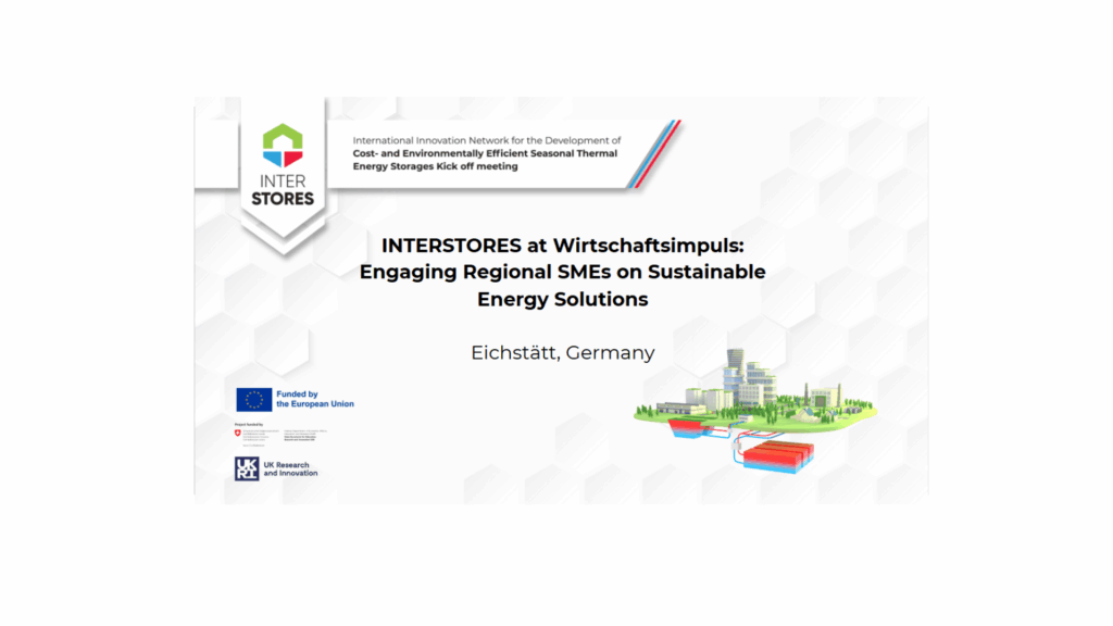 INTERSTORES at Wirtschaftsimpuls: Engaging Regional SMEs on Sustainable Energy Solutions in Eichstätt, Germany
